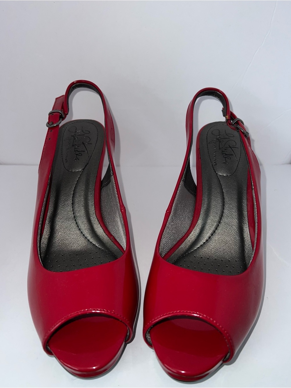 Life Stride Soft System Women’s Red Patent Slingback